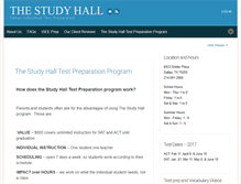 Tablet Screenshot of dallasstudyhall.com